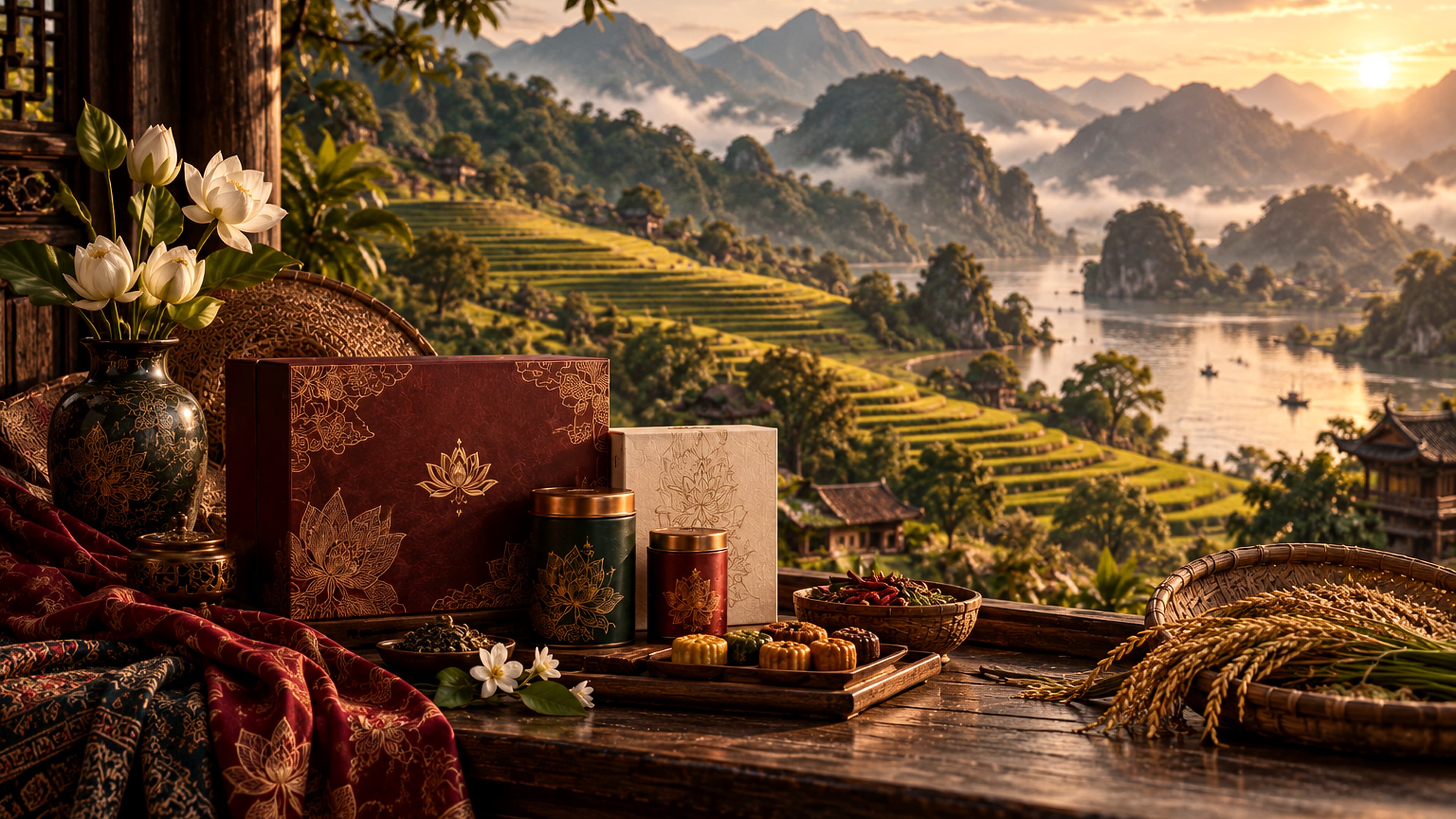Núi non vùng Tây Bắc Việt Nam